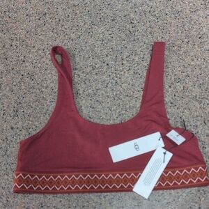 UGG Gwendolynn Bralette with Zigzag Trim Size Small